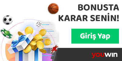 Youwin bonusta karar senin görseli